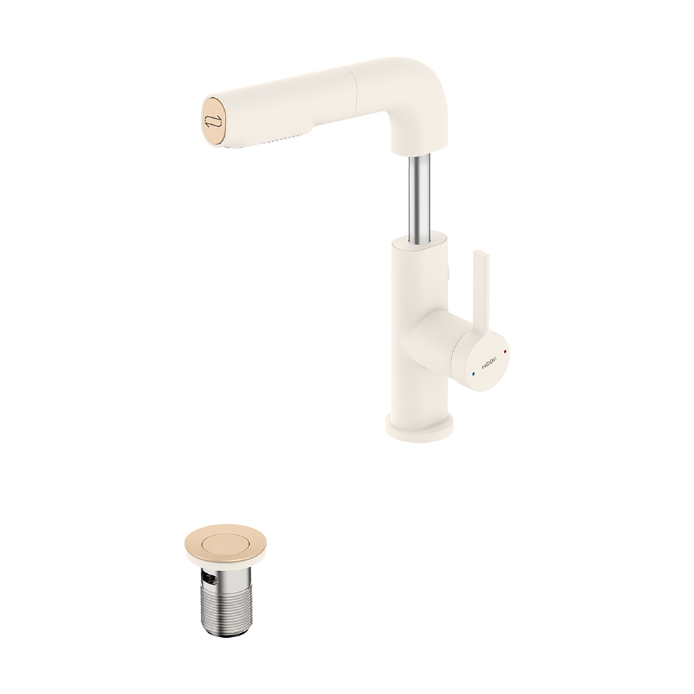 HMF158-115B-WM 向日葵视频色版下载抽拉面盆龙头